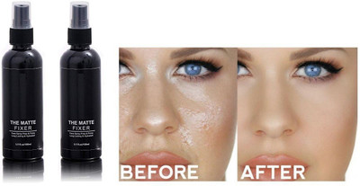 BLUEMERMAID NEW MAKEUP SETTING SPRAY HYDRATING FORMULATED FIXER PRIMER PACK OF 2 Primer  - 200 ml(TRANSPARENT)