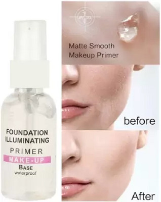AMOSFIA HD Finish Face & Body Primer Matte Finish Oil Free  Primer  - 50 ml(TRANSPARENT)