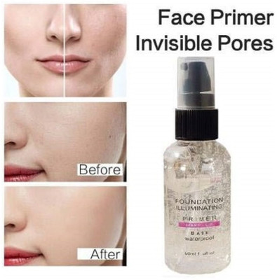 Emijun ILLUMINATING PRIMER MAKE-UP BASE WATERPROOF LONG LASTING FACE PRIMER  Primer  - 30 ml(TRANSPARENT)