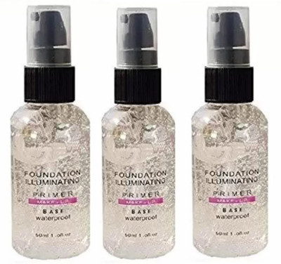 YELGO Soft Texture Spray Primer that blends seamlessly Primer - 30 ml Pack of 3 Primer  - 80 ml(Beige)