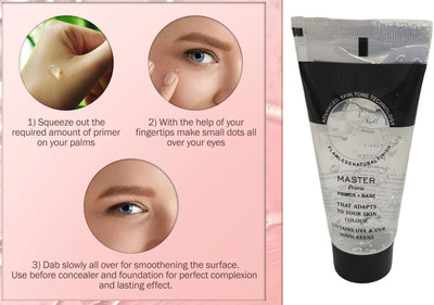 BLUEMERMAID TUBE PRIMER FOR PERFECT MAKEUP BASE Primer  - 50 ml(TRANSPARENT)