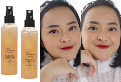 ADJD Brighten Face Body Highlight Hydrating Longlasting Oil Control Quick Fixer Primer  - 240 ml(GOLDEN)