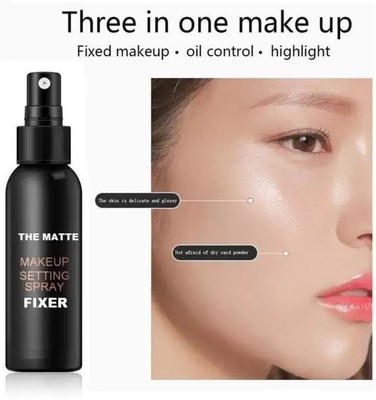 Jiwoo Fix Makeup Setting Spray With French Red Vine|Makes Makeup Longlasting  Primer  - 100 ml(transparant)