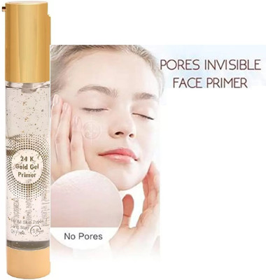DARYUE 24K GOLD PARTICLE PRIMER FOR OPEN PORES | DRY SKIN . Primer  - 60 ml(GOLD TRANSPARENT)