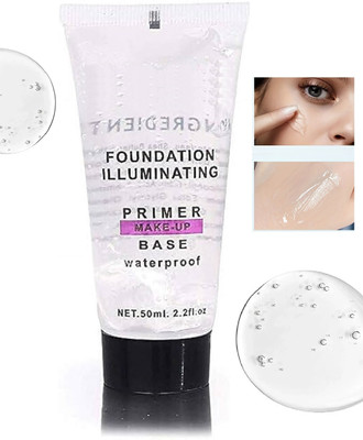 LILLYAMOR Moisturizing Foundation Primer, Clear Smooth Makeup Base for Flawless Skin Primer  - 50 ml(Transparent)