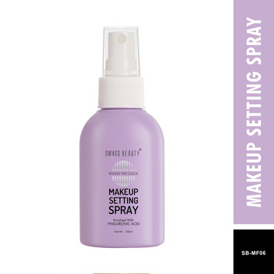 SWISS BEAUTY Round The Clock Makeup Setting Spray Primer  - 100 ml(Transparent)