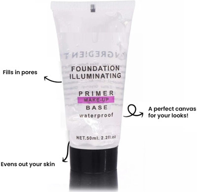 DYSOKAYO Primer Smooth Fine Lines Foundation gel base  Primer  - 200 ml(TRANSPRENT)