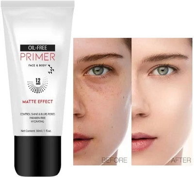 GABBU Makeup Oil Free Mattifying Long Lasting Base  Primer  - 30 ml(transparent)