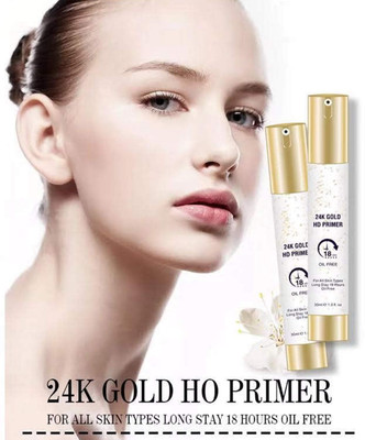 GFSU - GO FOR SOMETHING UNIQUE Long Lasting Matte Finish Oil Free 24k Gold Gel  Primer  - 30 ml(transparent)