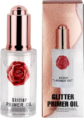 manasona Use Glitter Rose Oil Makeup Base Smooth Texture Face  Primer  - 35 ml(TRANSPARENT)