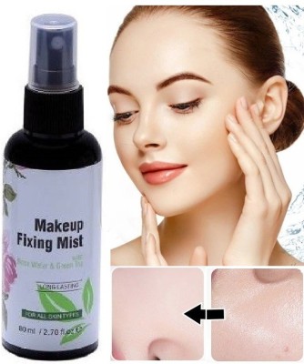 MYEONG Professional Matte Finish & Long Lasting Makeup Setting Fixer Primer  - 80 ml(Transparent)