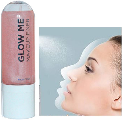 nn setting spray shimmer new makeup spray bottle pack of 1 Primer  - 100 ml(LIGHT SILVER)