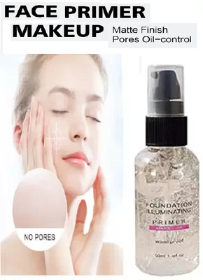 Aylily Long Lasting & Flawless Make Up Primer Foundation illuminating  Primer  - 50 ml(TRANSPARENT)