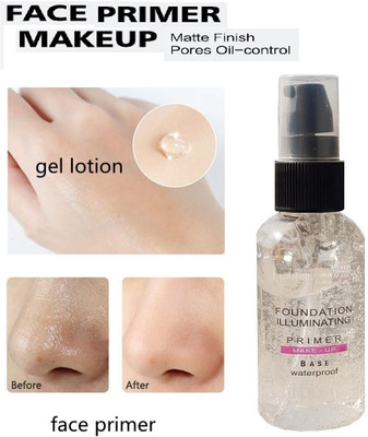 Neycare Matte finish Hd Hydrating Primer With Gel-Based Formula for Poreless Skin Primer  - 50 ml(TRANSPARENT)