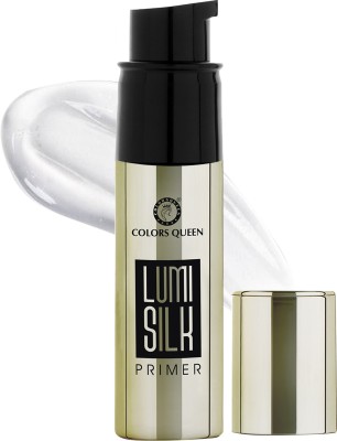 COLORS QUEEN Lumi Silk Lightweight Makeup Primer for Poreless, Smooth & Long Lasting Makeup Primer  - 20 ml(Transparent)