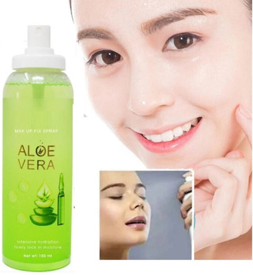 GABBU Professional Makeup fixer Long Lasting Makeup Fixer Natural Aloe Vera Primer  - 100 ml(transperant)
