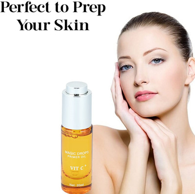 Latixmat Magic Drops Primer Oil For Face Infused Vitamin C Primer - Primer  - 20 ml(TRANSPARENT)