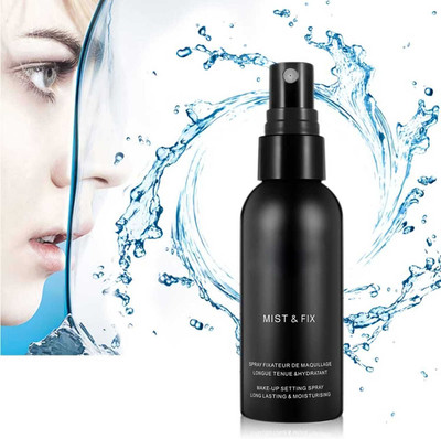 EZELFLOW BEAUTY PROfessional Cosmetic Makeup Setting Spray,for Face makeup, Long Lasting Primer  - 60 ml(MIST & FIX BLACK)