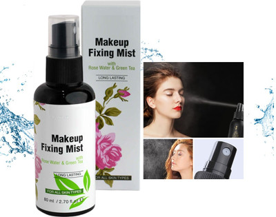 YAWI New Matte Finish Setting Spray, Long Lasting Makeup Face Fixer Mist Primer  - 80 ml(TRANSPARENT)