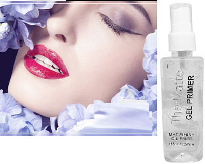 Amaryllis Matte Finish gel primer Long Lasting Base  Primer  - 100 ml(TRANSPARENT)