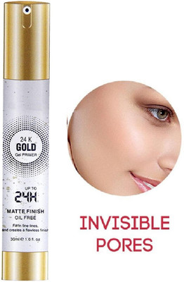 Latixmat 24 k Gold Waterproof Ultra Matte Face primer  Primer  - 30 ml(GOLD)
