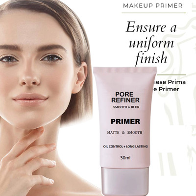 PERLENTE THE ALL SKIN TYPE FACE MAKEUP PRIMER FOR WOMANS AND GIRLS  Primer  - 30 ml(TRANSPARENT)