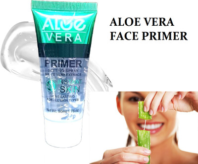 KAIASHA PRIMER Long-Lasting Base | All skin Types Primer Aloe Vera Fcare Primer  - 50 ml(TRANSPARENT)