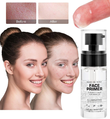 AFARAXIA primer Glow Primer for Face Makeup Nourishes Skin Primer  - 30 ml(transpernt)