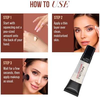 Sheny Flawless Makeup Primer | Oil Free Finish | Smooths Primer - 12 ML Primer  - 12 ml(TRANSPARENT)