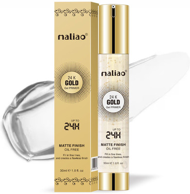 maliao 24K Gold Gel Matte Finish Oil-Free Primer - Flawless Base for Lasting Beauty Primer  - 30 ml(GOLD)
