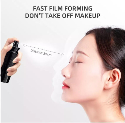THTC Best Long Lasting or Smudge Proof Professional Makeup Fixer Setting Spray Primer  - 100 ml(TRANSPARENT)