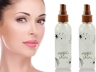 Emijun Magic Shine Makeup Fixer Setting Spray Whitening Primer fixer COMBO Primer  - 300 ml(TRANSPARENT)
