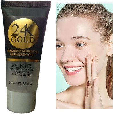 Wonholli 24K GOLD BASE PRIMER FOR ALL SKIN TYPE Primer  - 45 ml(TRANSPARENT)