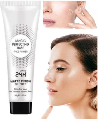 HUZURLU Matte Finish Oil Free Magic Perfecting Base Face  Primer  - 30 g(transparent)