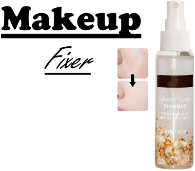 nn Hydrating | Non- Sticky And Long Lasting Makeup Setting Spray Primer  - 120 ml(Silver)