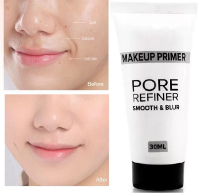 GABBU Pore refiner matte gel-based face primer,pore blur,make up base  Primer  - 30 ml(TRANSPARENT)