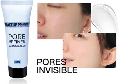 SEUNG Professional Primer, Transparent, Matte Gel Base Fills Pores & Fine Lines Primer  - 30 ml(CLEAR)