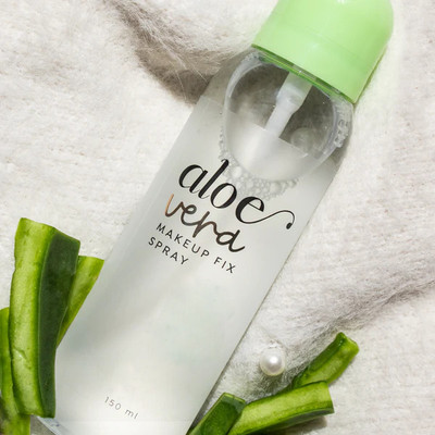 ADJD ALOE VERA MAKE-UP FIXING SPRAY WITH VITAMIN E LONG LASTING FIXER Primer  - 150 ml(Transparent)