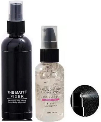 GULGLOW99 Most Trending Fixer combo with Primer Foundation Luxury  Primer  - 100 ml(Transparent)
