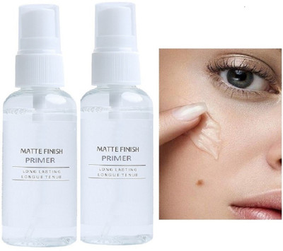 Latixmat Make-up Base Face Primer Pack Of 2 Primer  - 60 ml(Transparent)