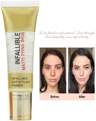 Amaryllis 24H Infallible Mattifying Face Gel Primer Waterproof  Primer  - 35 ml(TRANSPARENT)