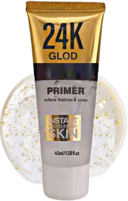 Wonholli 24K GLOD PRIMER SOFTENS FINELINES Primer  - 45 ml(TRANSPARENT)