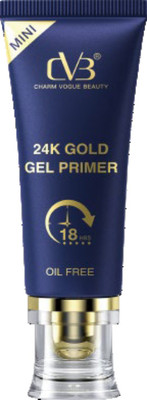 CVB 24K GOLD GEL MINI PRIMER OIL FREE FOR ALL SKIN TYPES 30ML Primer  - 30 ml(TRANSPARENT)