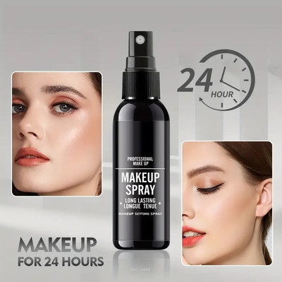 luzimaisa Natural Makeup Fixer | Natural Dewy Finish efreshing Setting Spray Primer  - 100 ml(black)