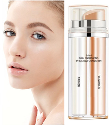 DARVING Original 2 In 1 Foundation and Primer Matte Foundation(BEIGE, 60 ml)
