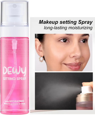 Latixmat Make up Fixer Spray Long Lasting Waterproof Makeup setting Spray Primer  - 100 ml(TRASPARENT)