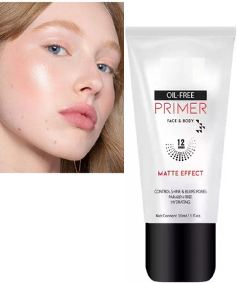 AFARAXIA New Long-Lasting,Oil-Free Formula for Flawless Skin  Primer  - 30 ml(Transperent)