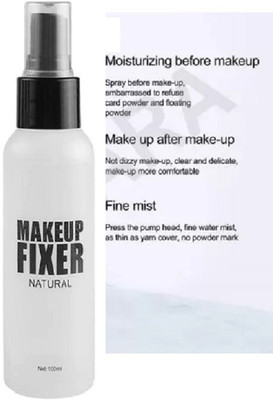 Aylily Natural Makeup Fixer Long lasting makeup Fixer setting Spray Primer  - 100 ml(Transparent)