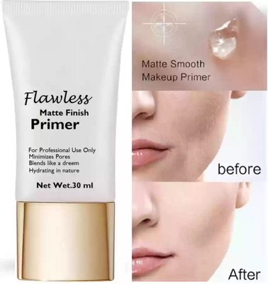 HUZURLU LIghtwet and long lasting makeup base primer for face makeup Primer  - 30 ml(Transperent)