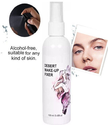 Amaryllis Quick MAkeup Face Glow Mist Fixing Spray Shimmer Spray  Primer  - 100 ml(TRANSPARENT)